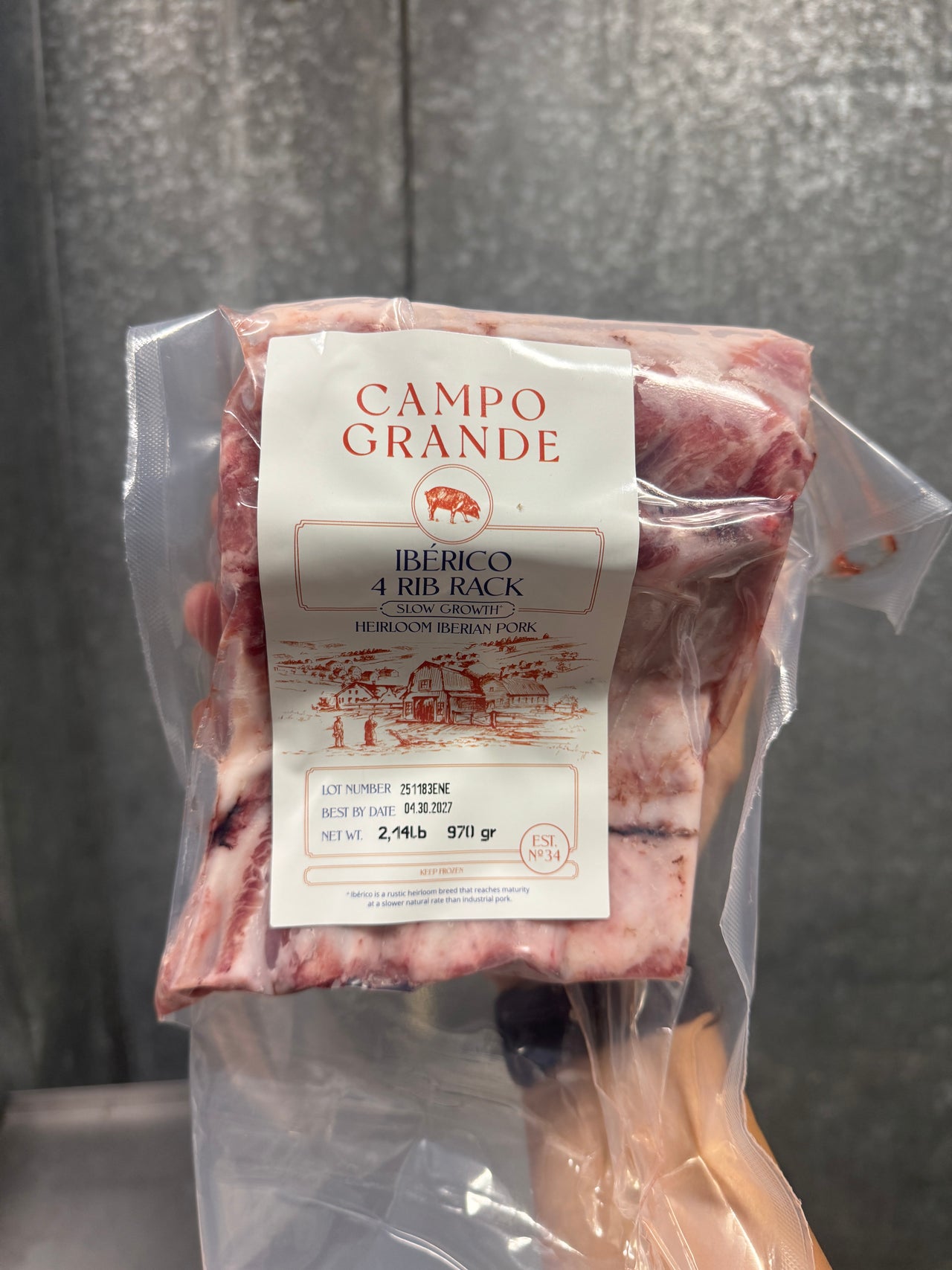 IBERICO PORK 4 RIB RACK