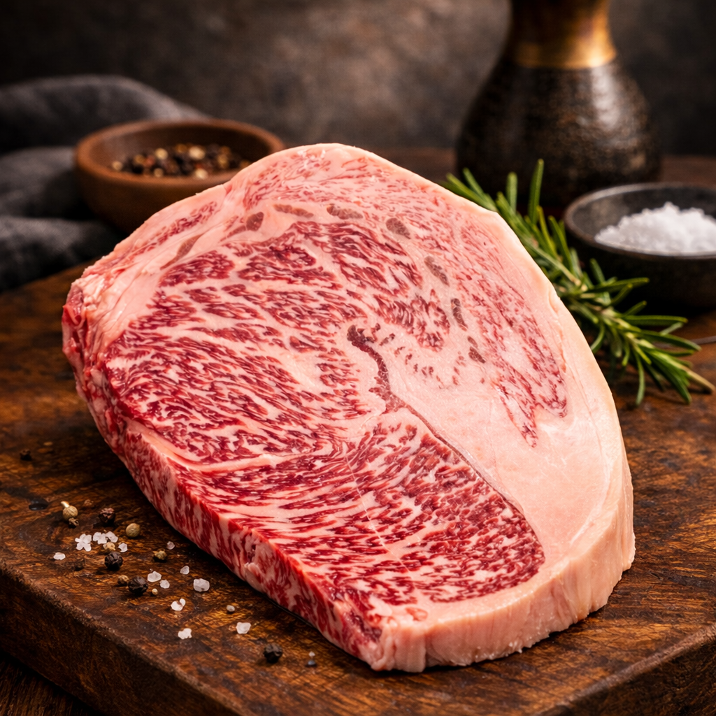A3 Hiramatsu Mother Beef Ribeye — BMS 3-5 Japanese A3 Wagyu