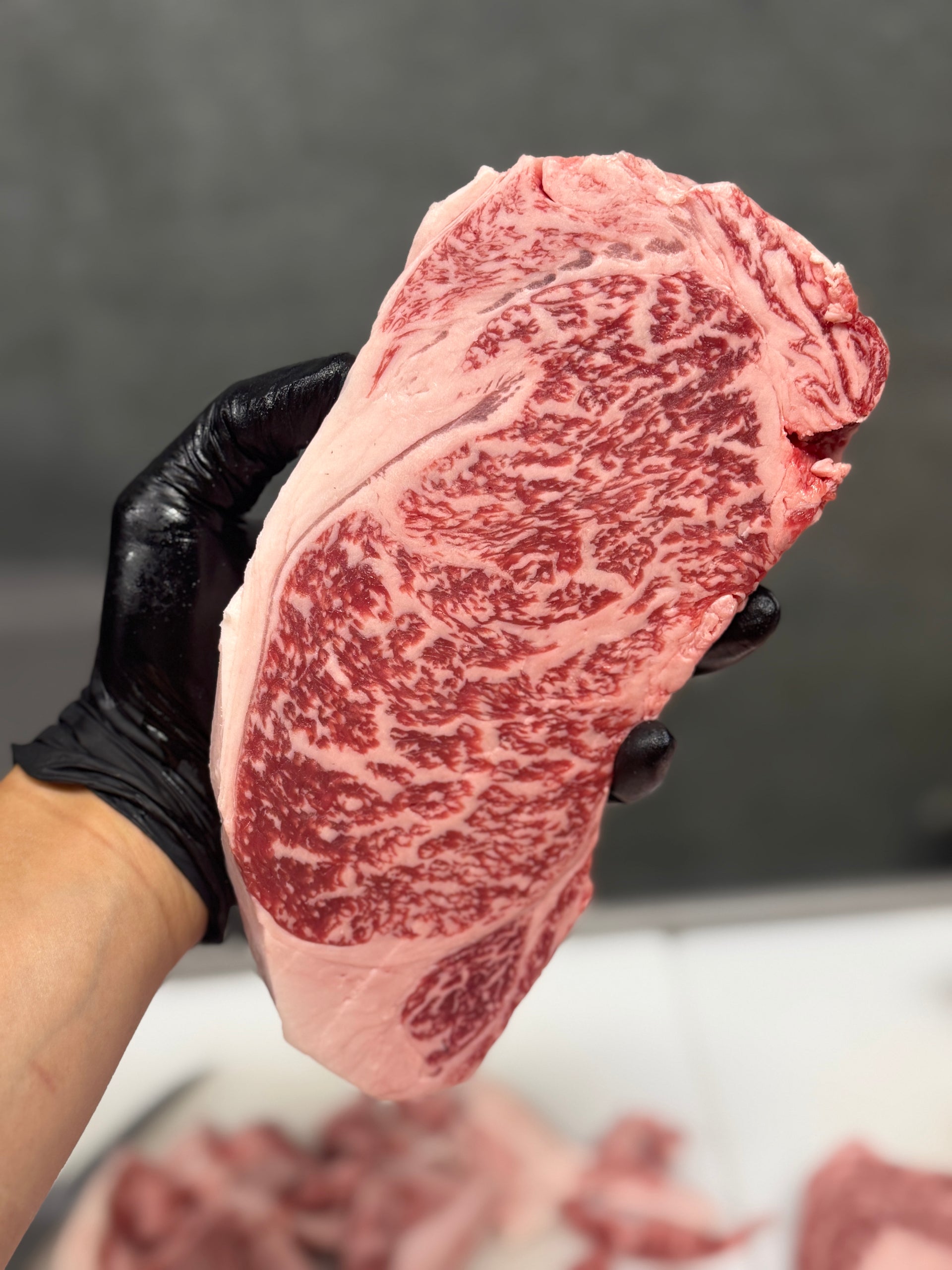 A4 Bushu Samurai NY Strip — BMS 6-8 Japanese A4 Wagyu, Saitama Prefecture (Hasegawa Farm)