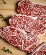 A4 Satsuma NY Strip — BMS 6-8 Japanese A4 Wagyu, Kagoshima Prefecture