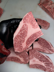 A5 Chuck — BMS 8-12 Japanese A5 Wagyu — marbling detail