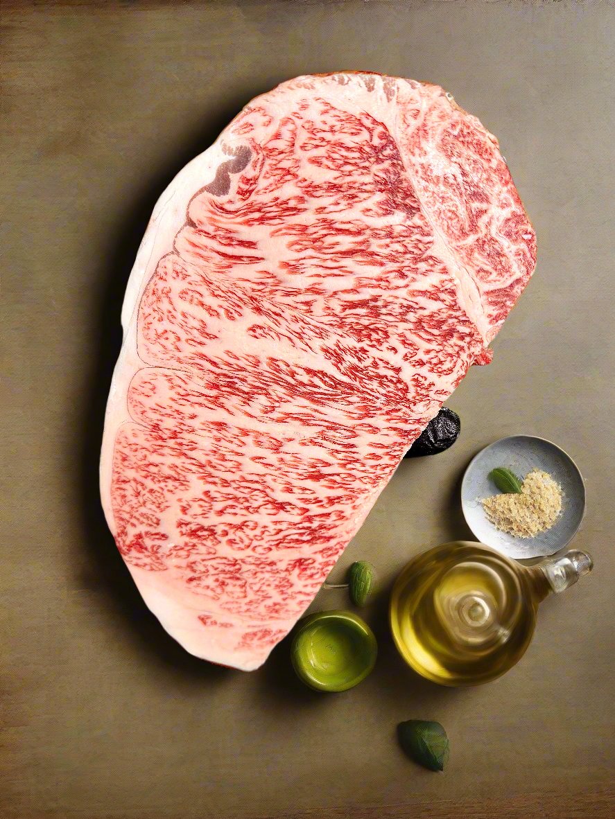 A5 Hida NY Strip — BMS 8-12 Japanese A5 Wagyu, Gifu Prefecture
