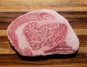 A5 Hokkaido Ribeye — BMS 8-12 Japanese A5 Wagyu, Hokkaido — cooked and sliced