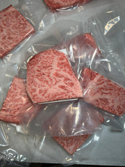 A5 Kobe Usunaga NY Strip — BMS 8-12 Japanese A5 Wagyu, Hyogo Prefecture (Kobe Beef) — marbling detail