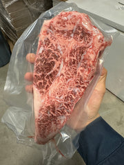 A5 Miyazaki NY Strip — BMS 8-12 Japanese A5 Wagyu, Miyazaki Prefecture — secondary view