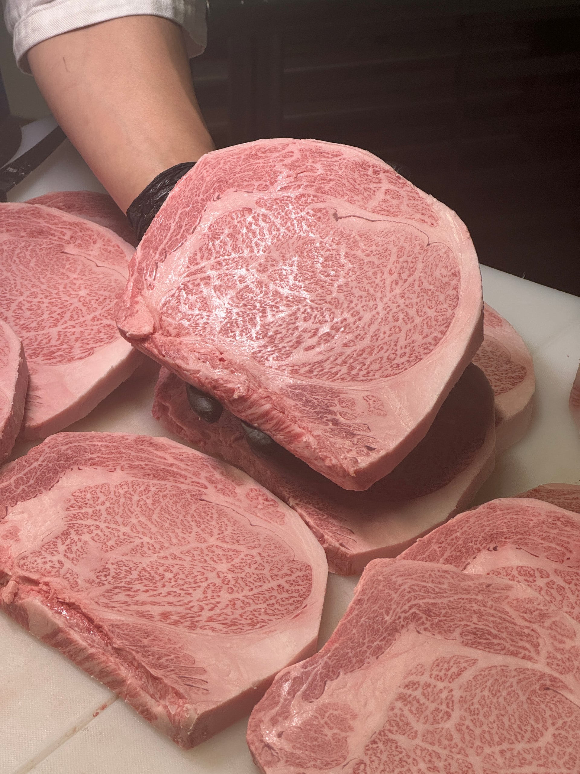 A5 Nakayama Ribeye — BMS 8-12 Japanese A5 Wagyu — marbling detail