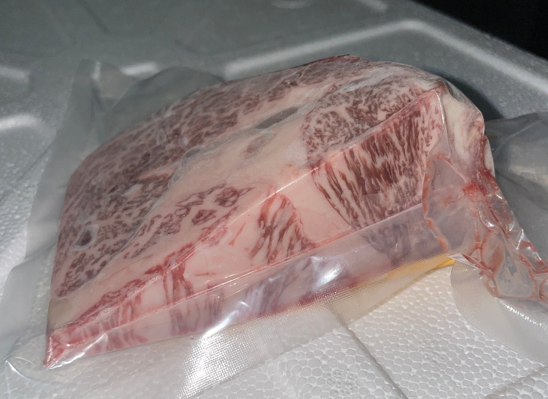 A5 Sanuki Olive-Fed Ribeye — BMS 10-12 Japanese A5 Wagyu, Kagawa Prefecture — marbling detail