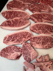 A5 Satsuma Picanha — BMS 8-12 Japanese A5 Wagyu, Kagoshima Prefecture — marbling detail