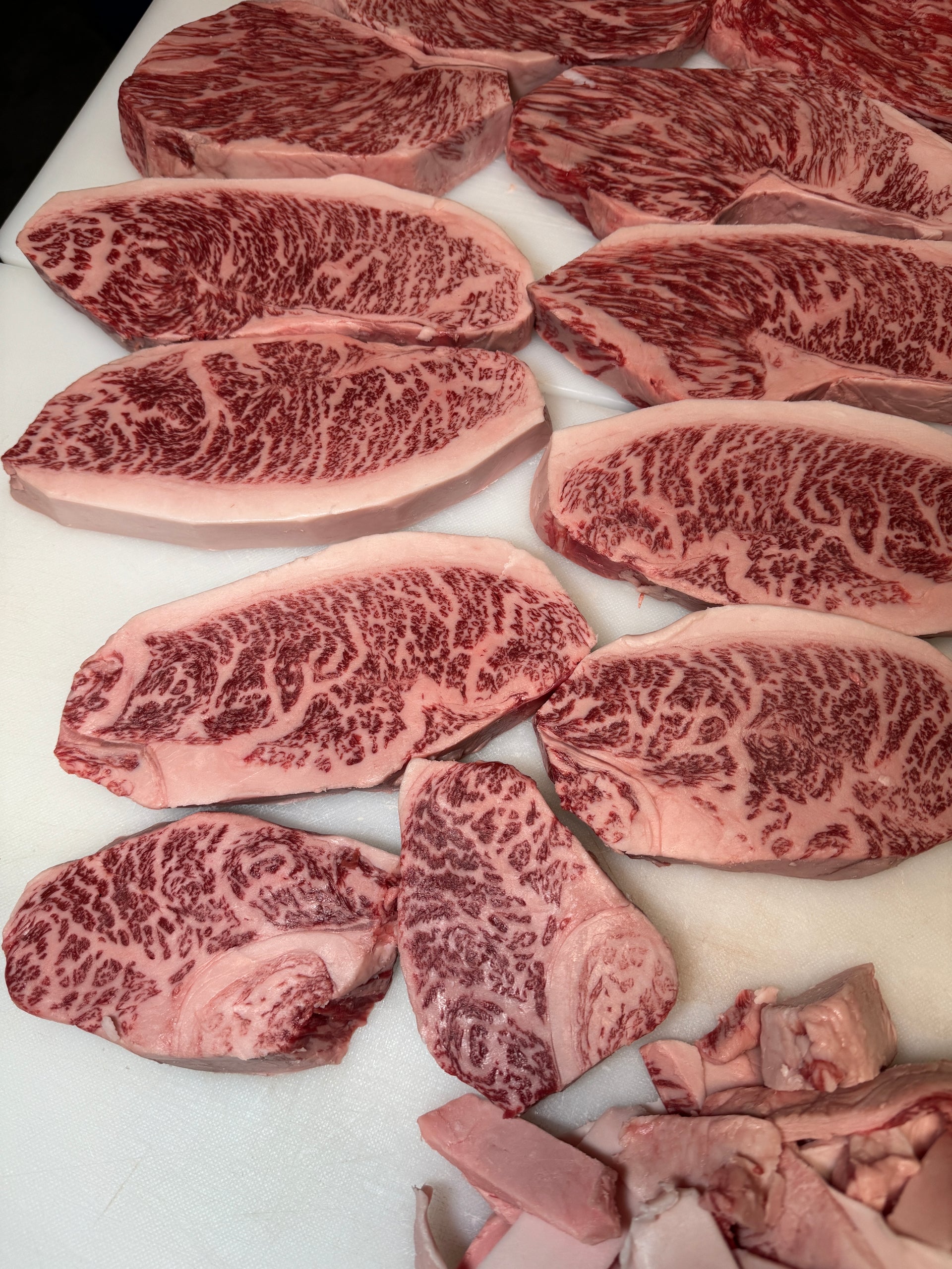 A5 Satsuma Picanha — BMS 8-12 Japanese A5 Wagyu, Kagoshima Prefecture — marbling detail