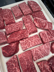 A5 Top Round — BMS 8-12 Japanese A5 Wagyu — marbling detail