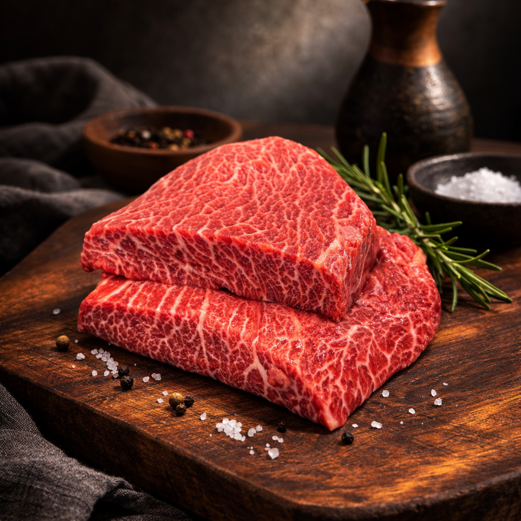 Australian Wagyu Flat Iron Silver — BMS 6/7 Australian Wagyu Silver Label
