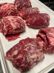 Australian Wagyu Inside Skirt Gold — BMS 8/9 Australian Wagyu Gold Label — marbling detail