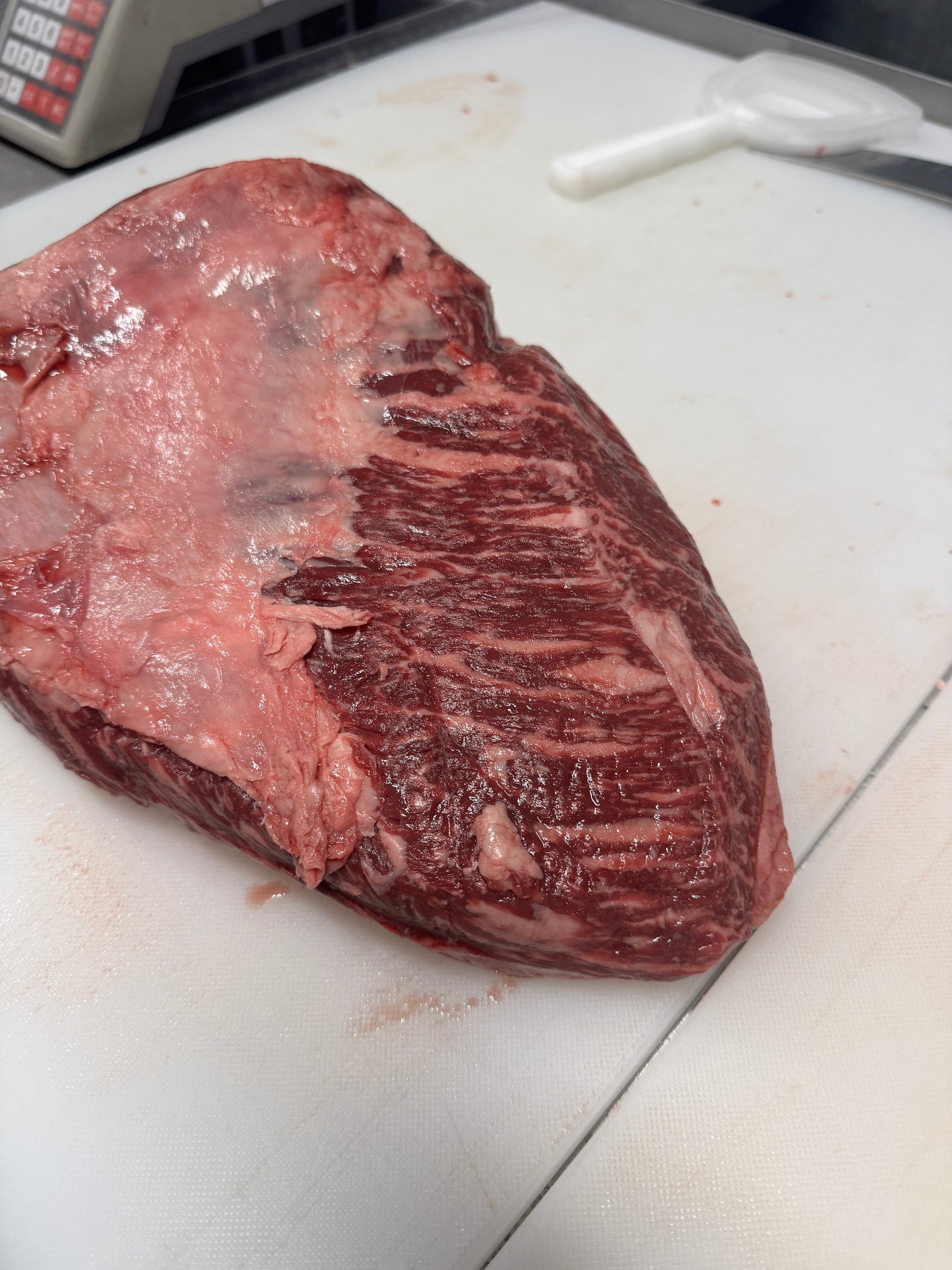 Australian Wagyu Picanha Green — BMS 7/8 Australian Wagyu Green Label — marbling detail