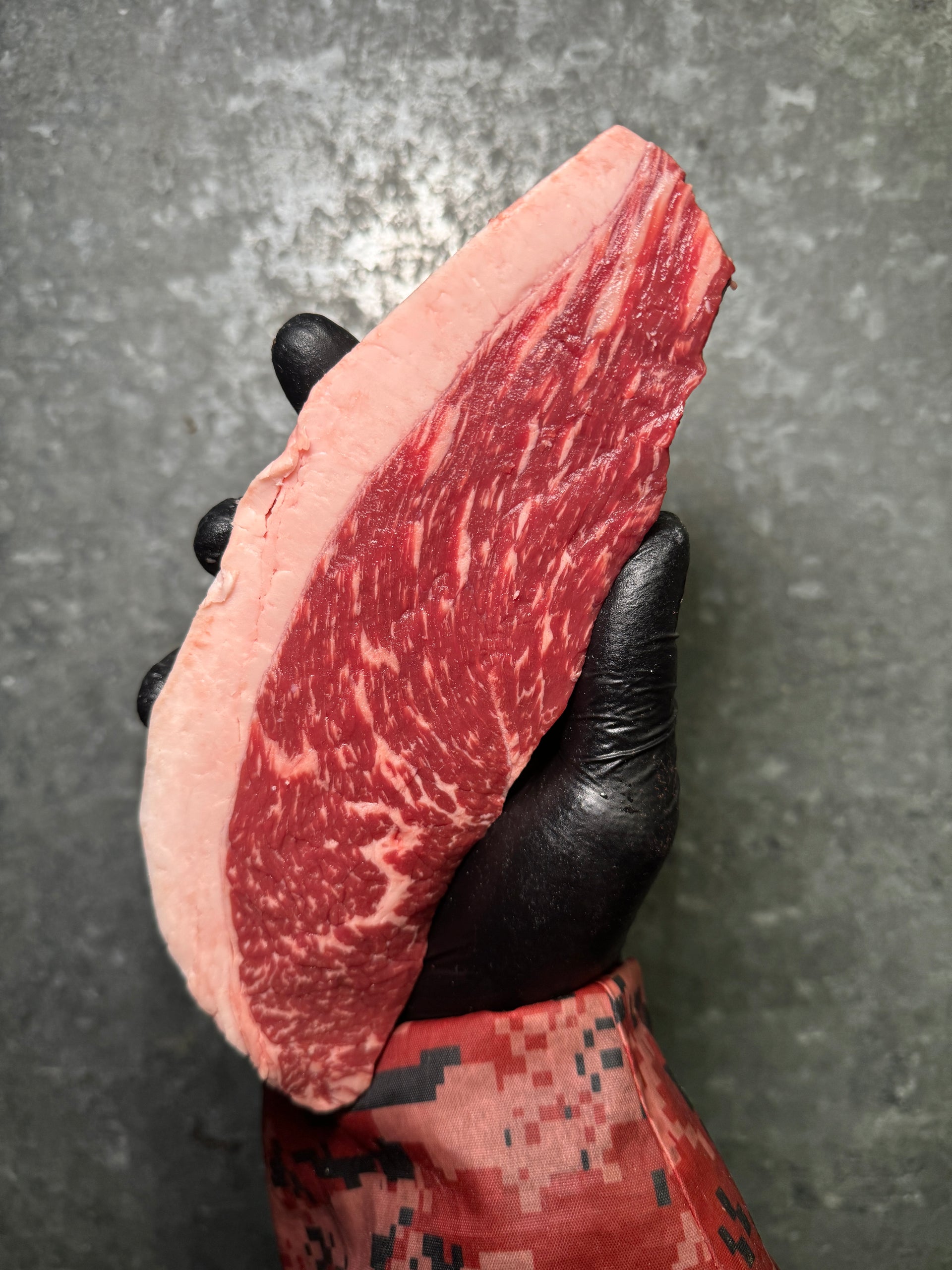 Australian Wagyu Picanha Silver — BMS 6/7 Australian Wagyu Silver Label — cooked and sliced