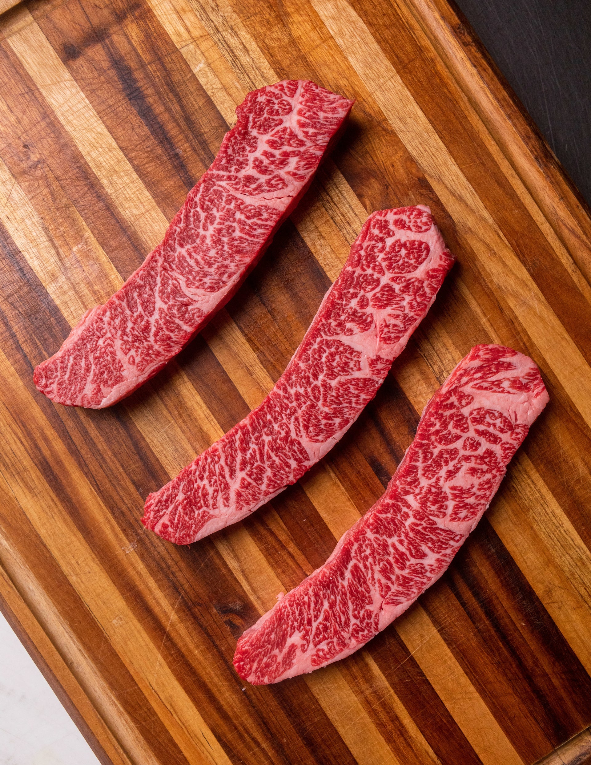 Australian Wagyu Zabuton (Denver) Silver — BMS 6/7 Australian Wagyu Silver Label — marbling detail