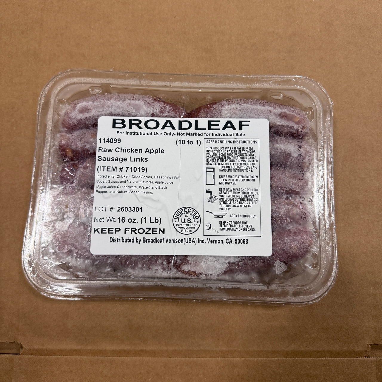 Chicken Apple Sausage — Artisan sausage from curated producer
