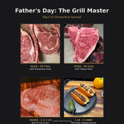 Father's Day: The Grill Master — AUS Tomahawk Gold + AUS T-Bone Gold + AUS Tri-Tip Silver + Wild Boar Cheddar Jalapeñowurst
