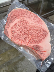 A5 Sendai Wagyu ribeye, dense marbling — single-origin from Kawaguchi Farm