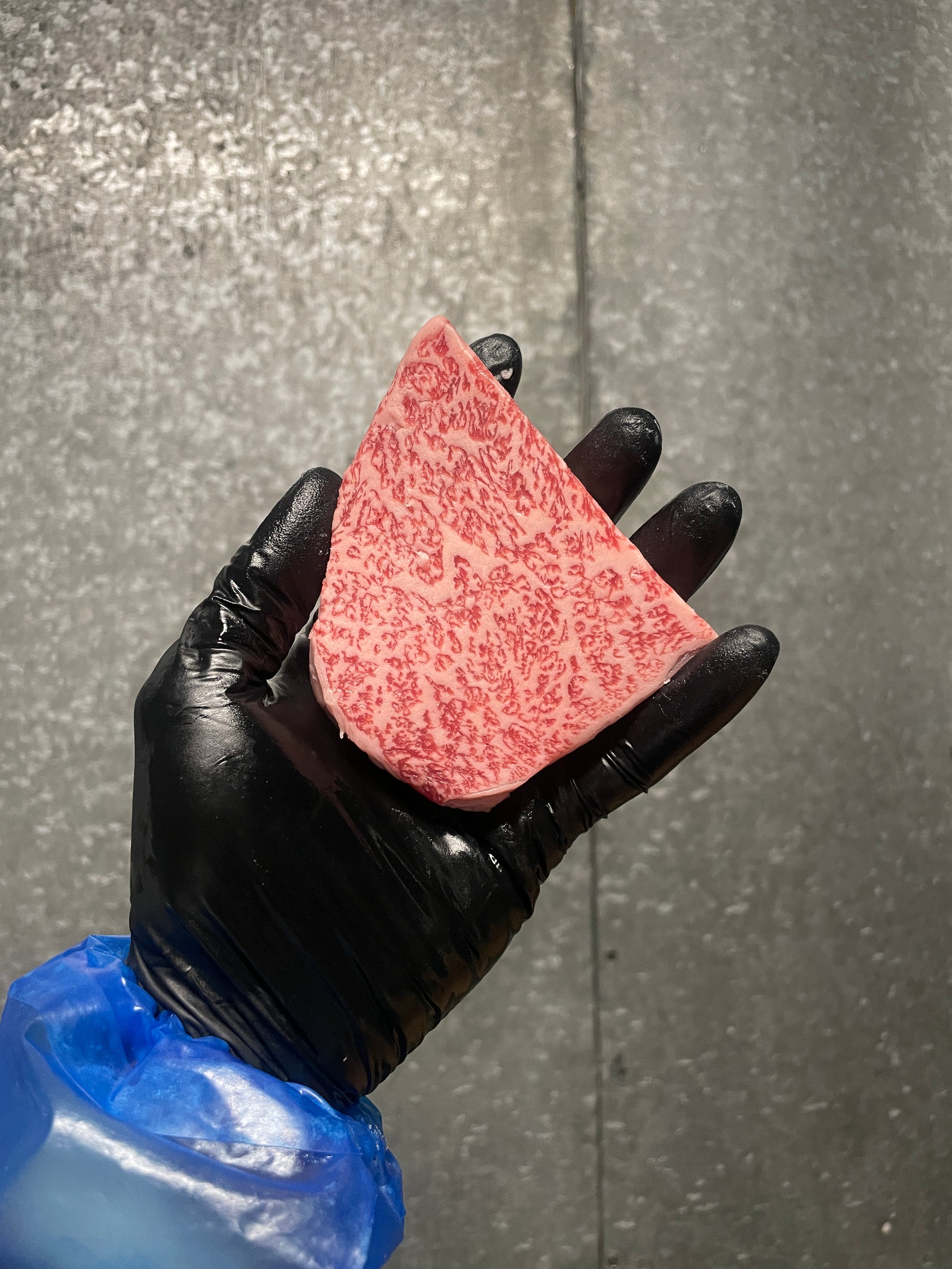 A5 Miyazaki NY Strip — BMS 8-12 Japanese A5 Wagyu, Miyazaki Prefecture — vacuum-sealed package