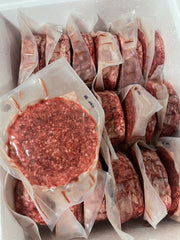 Australian Wagyu Burger Patties — Australian Wagyu — cooked and sliced
