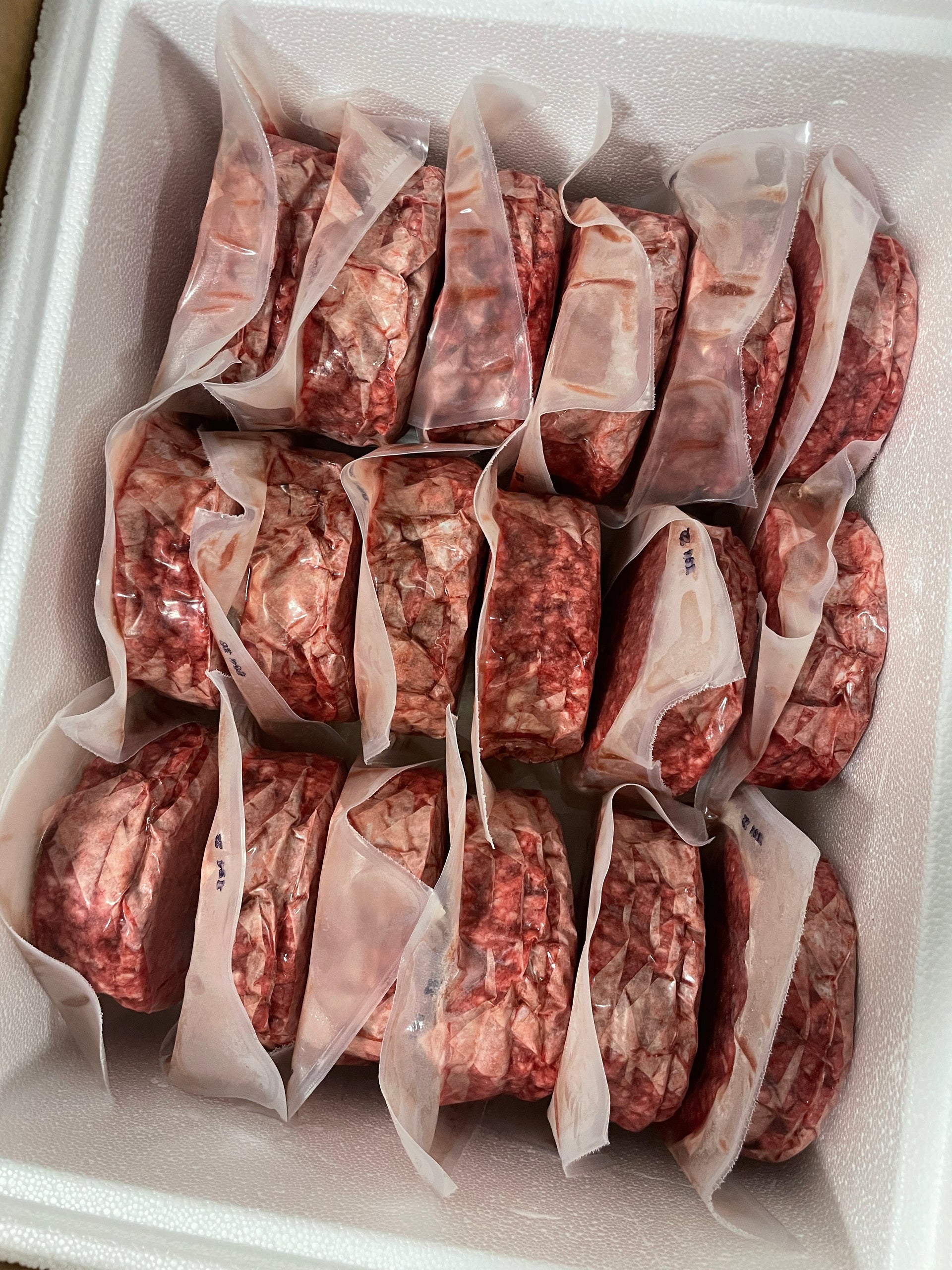 Australian Wagyu Burger Patties — Australian Wagyu — marbling detail
