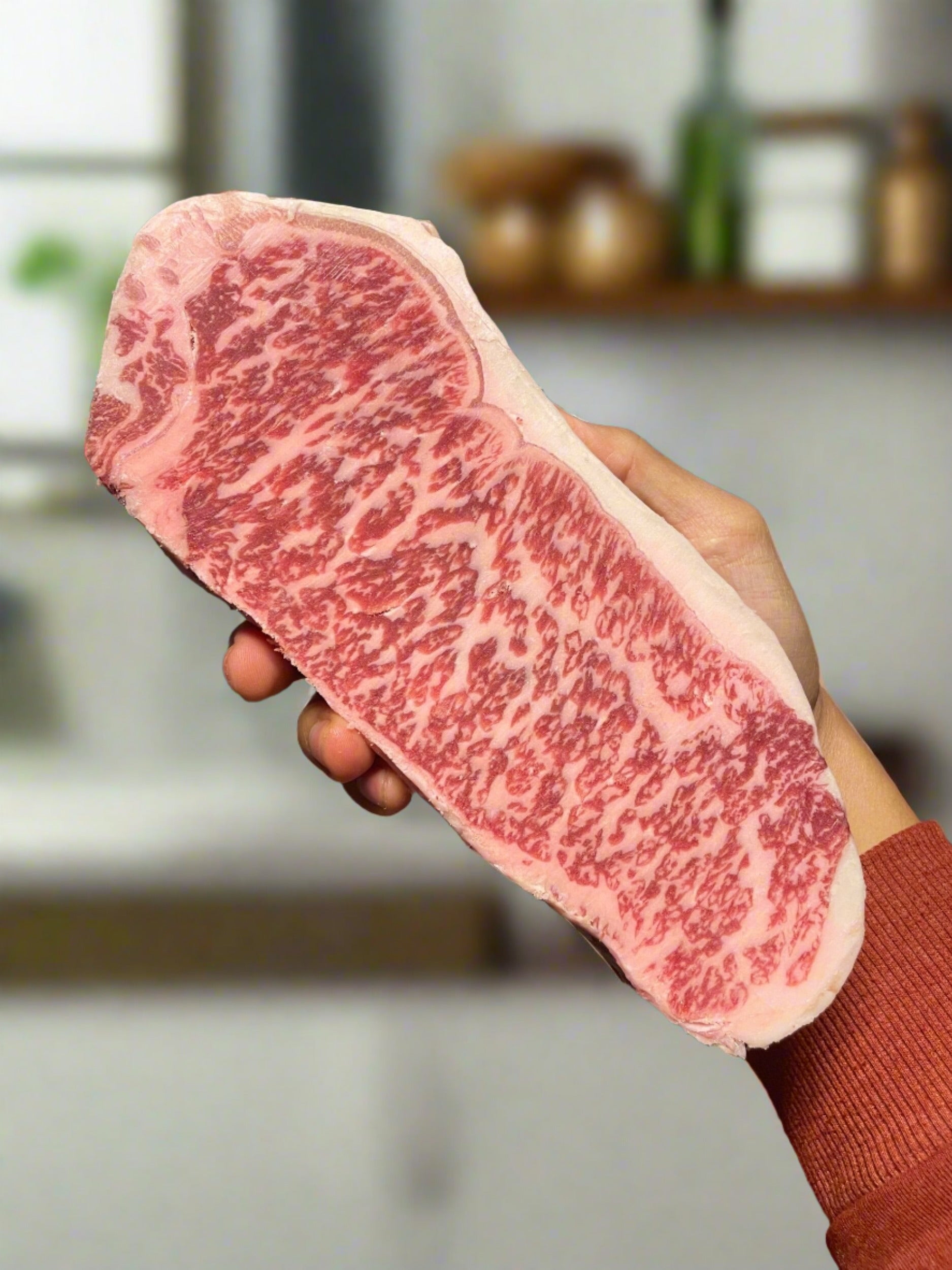 Australian Wagyu NY Strip Gold — BMS 8/9 Australian Wagyu Gold Label