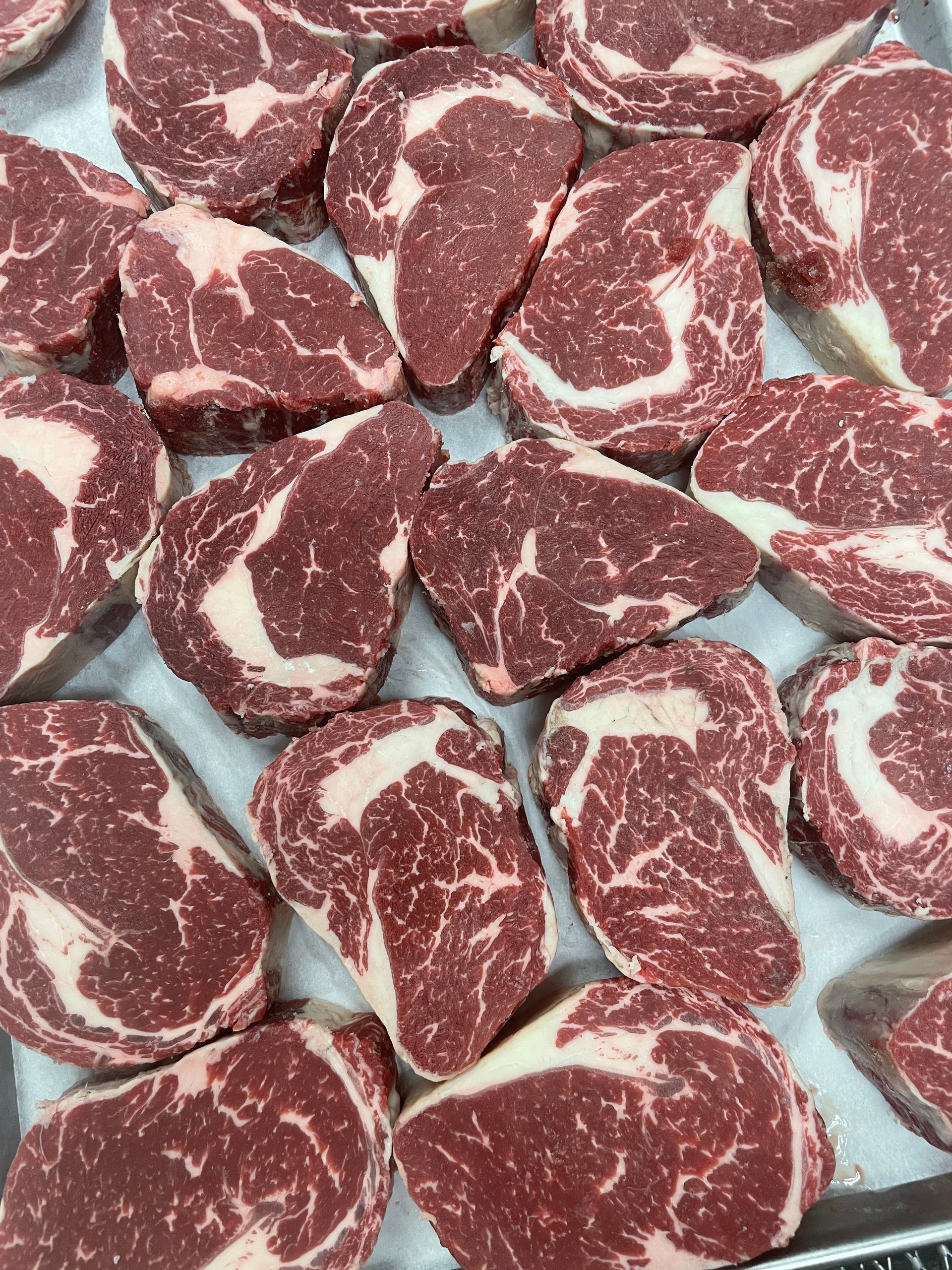 New Zealand Grass Fed Ribeye — New Zealand grass-fed beef — marbling detail
